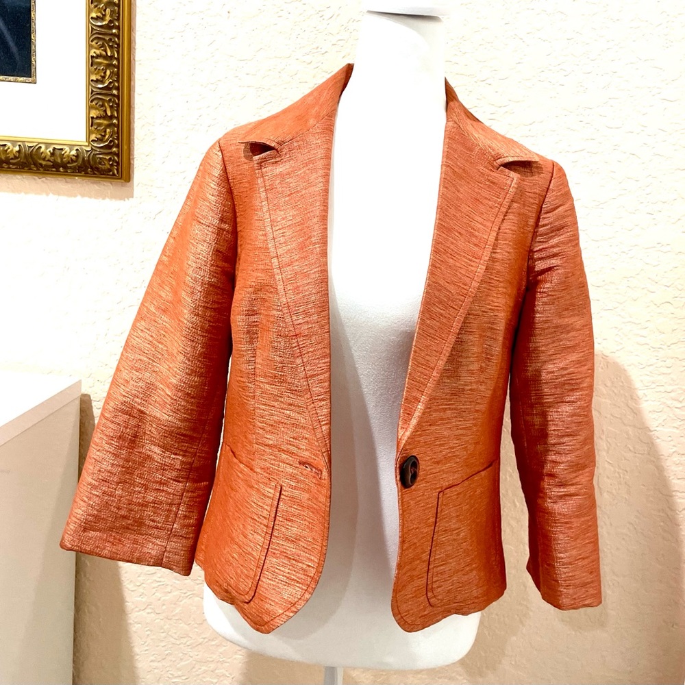 Cache-Stunning brunt orange Cache Blazer/jacket